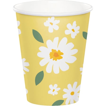 Creative Converting Sweet Daisy 9 Oz Cups, 96PK 372468